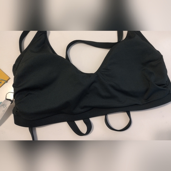 Kona Sol size D/DD Tropical Palm print swim top - Picture 2 of 7